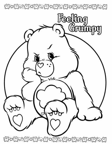 ζωγραφική Θυμωμένος Care Bears