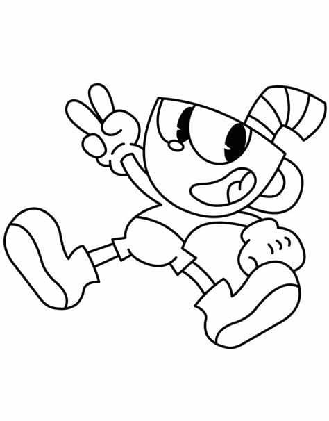 ζωγραφική Υπέροχο Cuphead