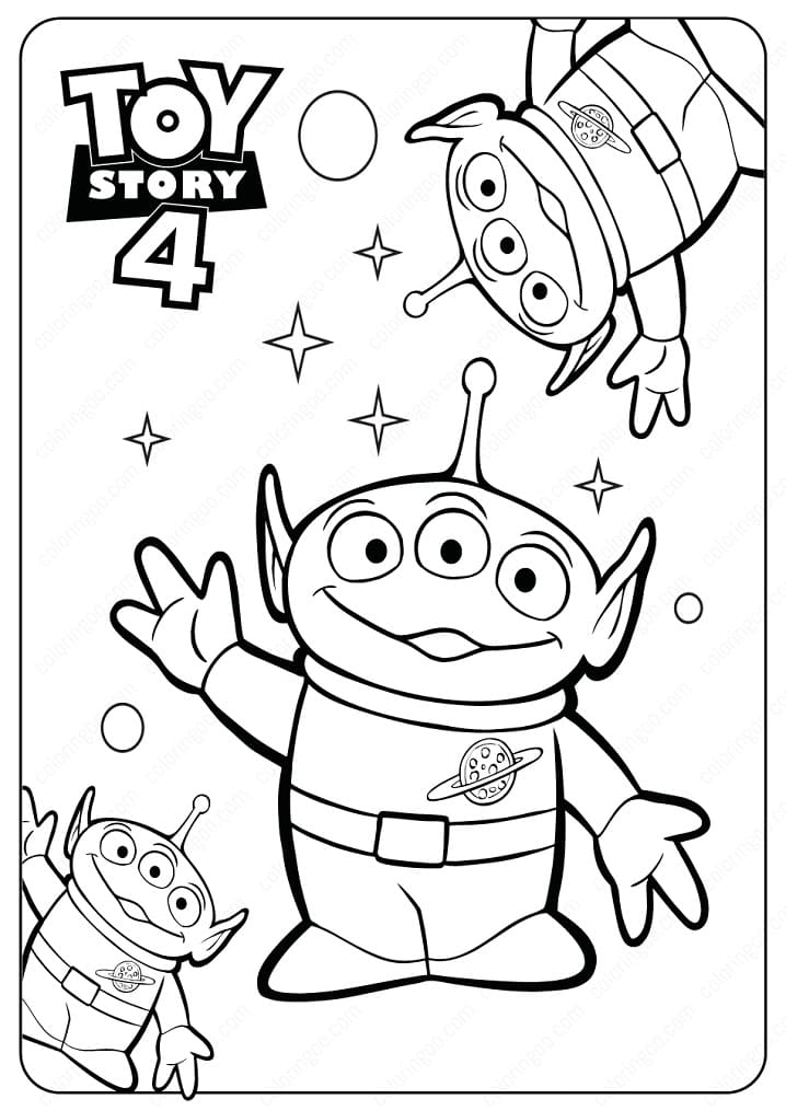ζωγραφική Aliens Toy Story