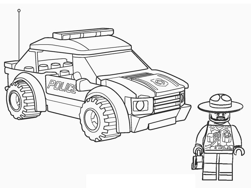 ζωγραφική Αστυνομία Lego