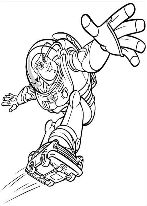 ζωγραφική Buzz Lightyear από την Disney Toy Story