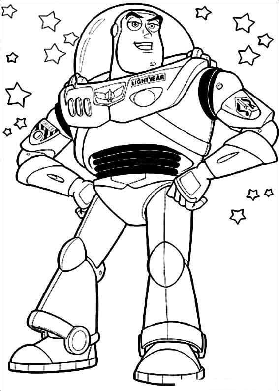 ζωγραφική Buzz Lightyear Disney Toy Story