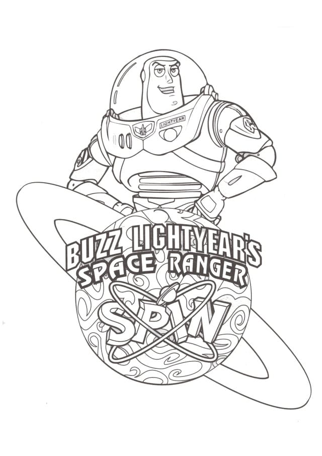 ζωγραφική Buzz Lightyear space ranger