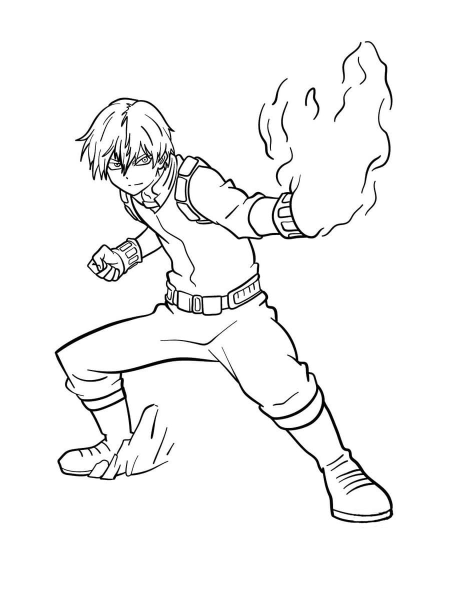 ζωγραφική Cool Todoroki