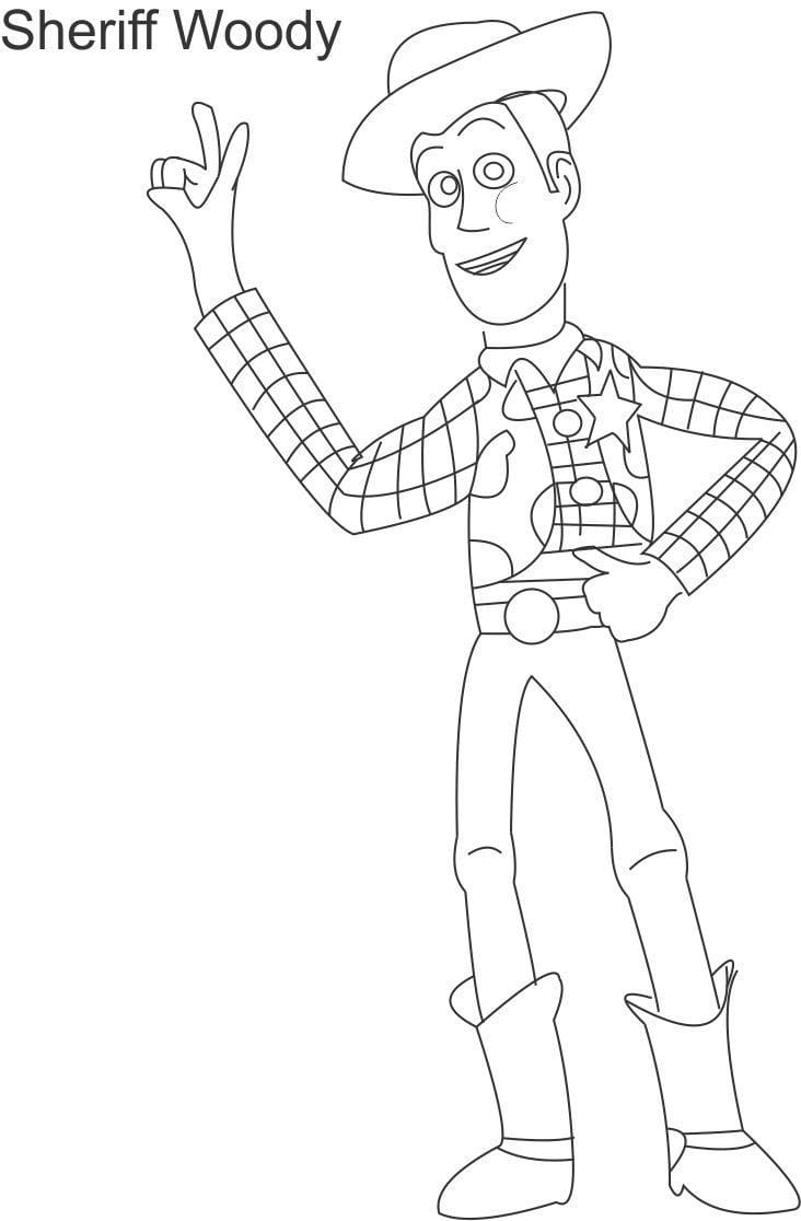 ζωγραφική Disney Toy Story Woody