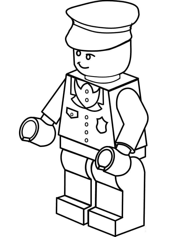 ζωγραφική Δωρεάν αστυνομικός Lego