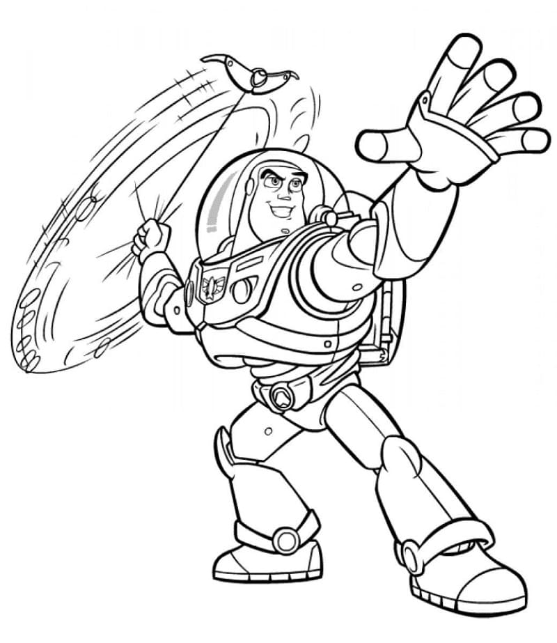 ζωγραφική Δωρεάν εκτυπώσιμο Buzz Lightyear
