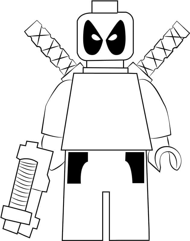 ζωγραφική Δωρεάν Lego Deadpool