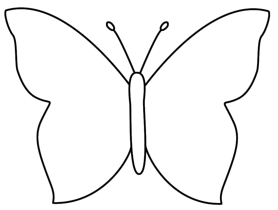 ζωγραφική Εύκολη εκτύπωση με πεταλούδα