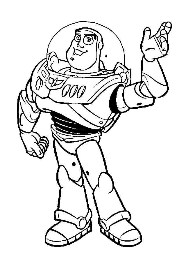 ζωγραφική Φοβερό Buzz Lightyear