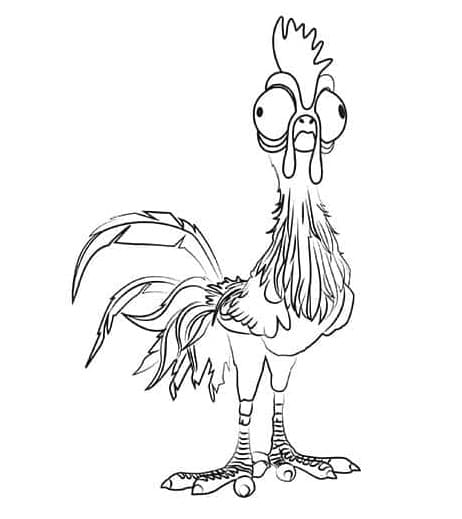ζωγραφική Heihei από Moana