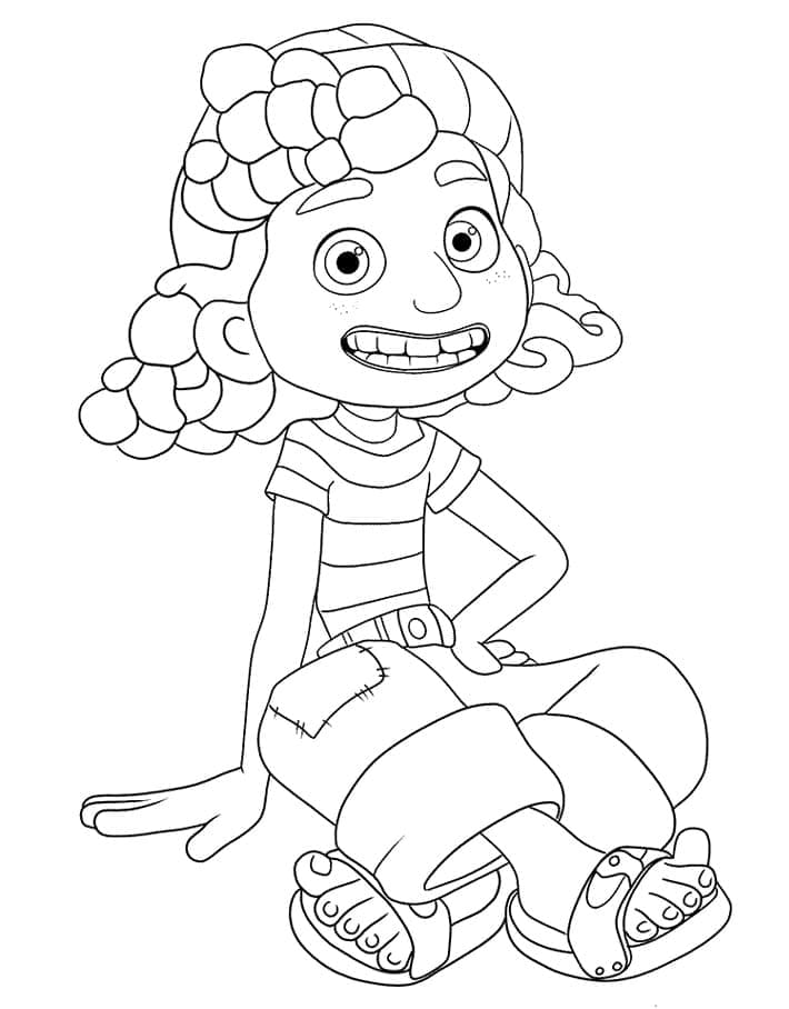 ζωγραφική Η Giulia από την Disney Luca