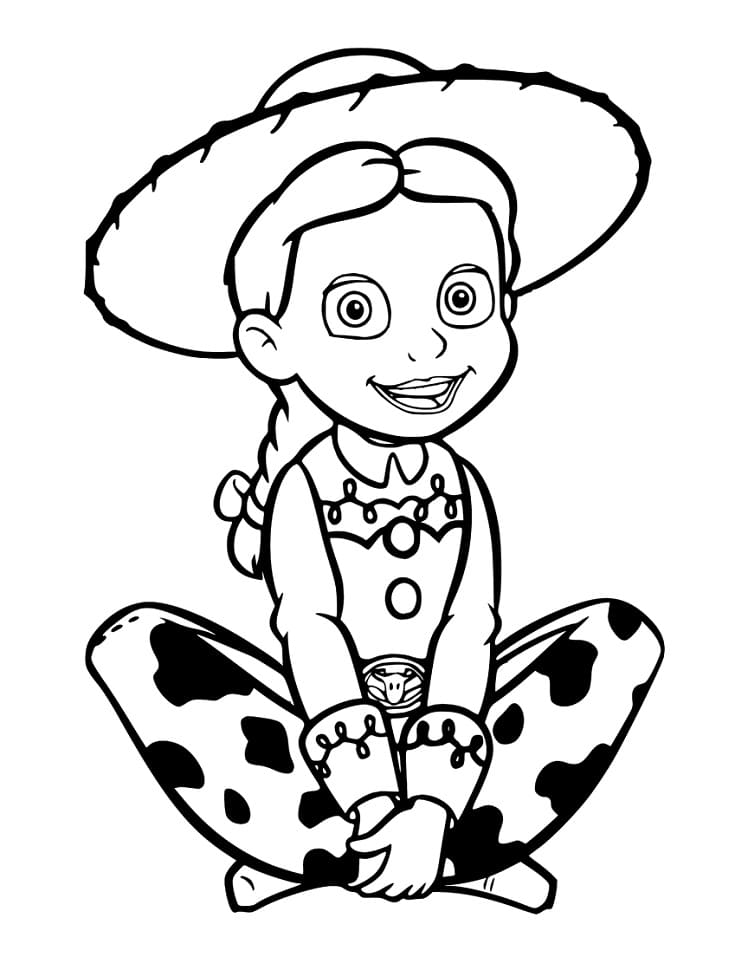 ζωγραφική Jessie από το Toy Story