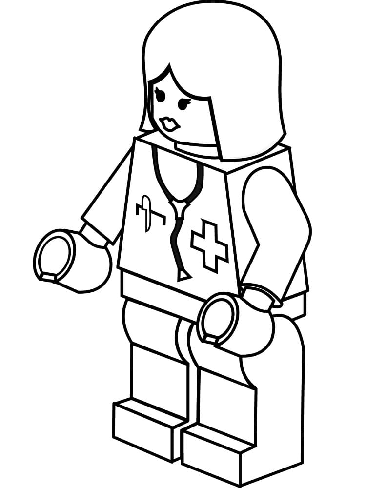 ζωγραφική Lego Γιατρός