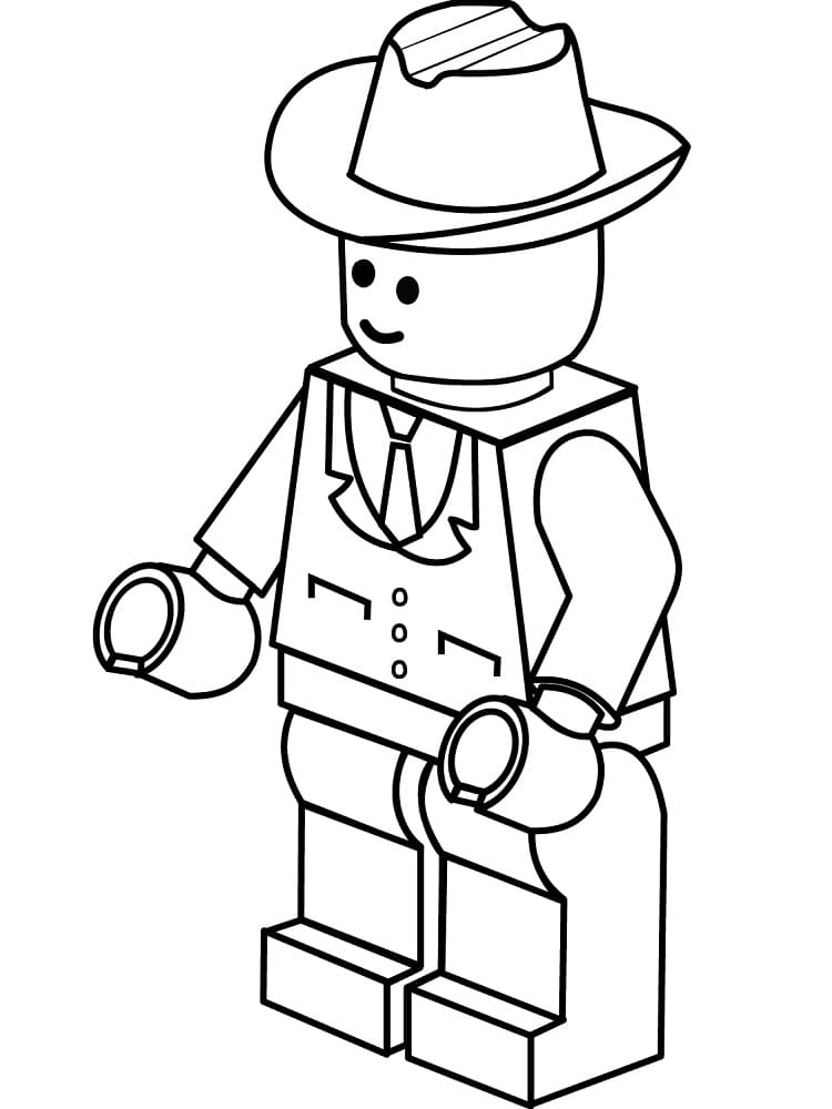 ζωγραφική Lego Καουμπόη