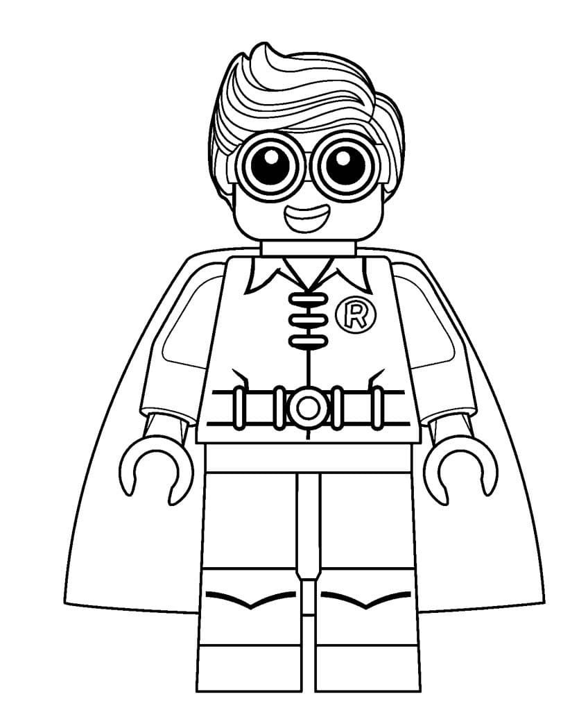 ζωγραφική Lego Κοκκινολαίμης