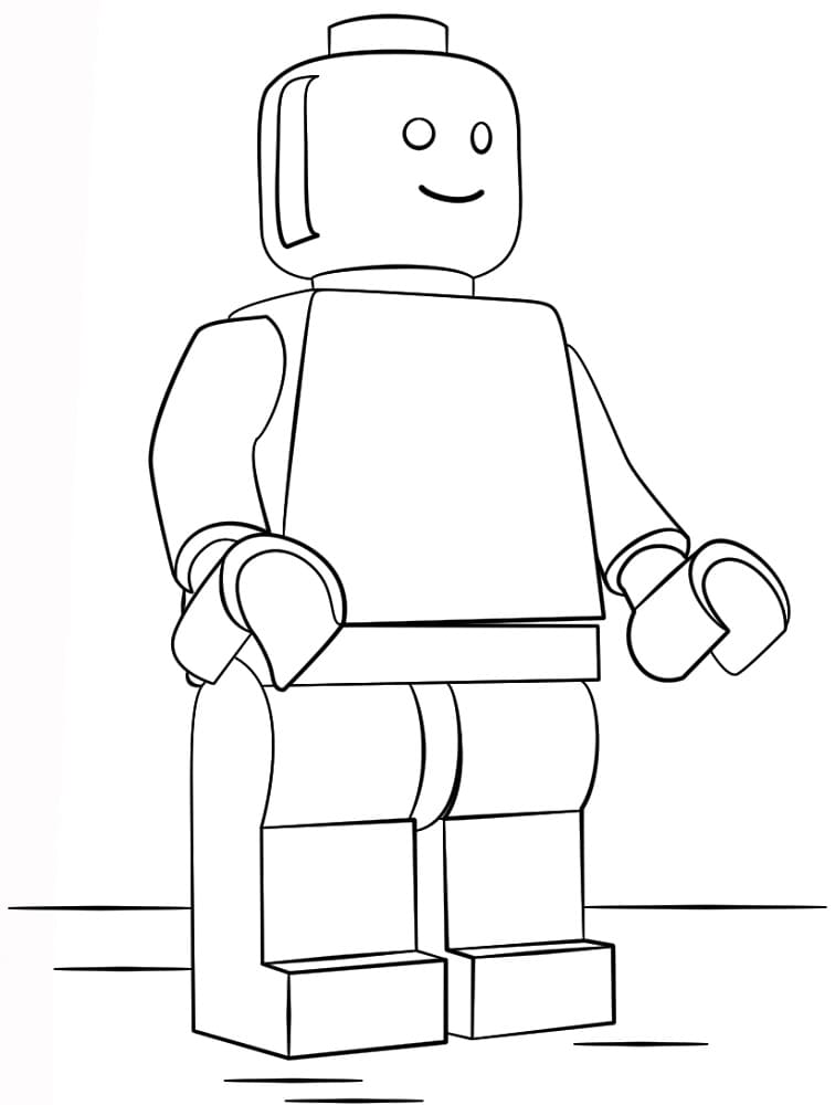 ζωγραφική Lego Man για παιδιά