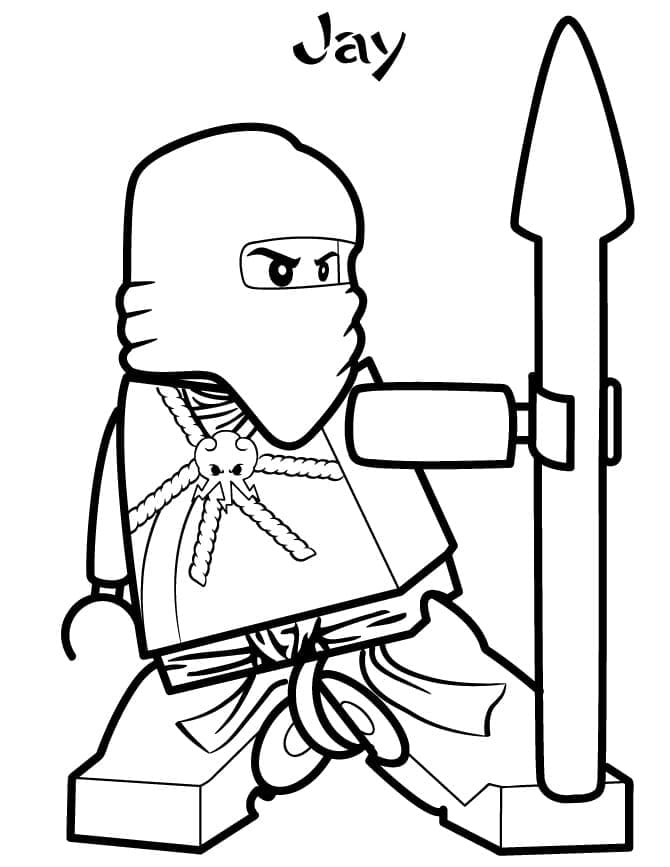 ζωγραφική Lego Νιντζάγκο Τζέι