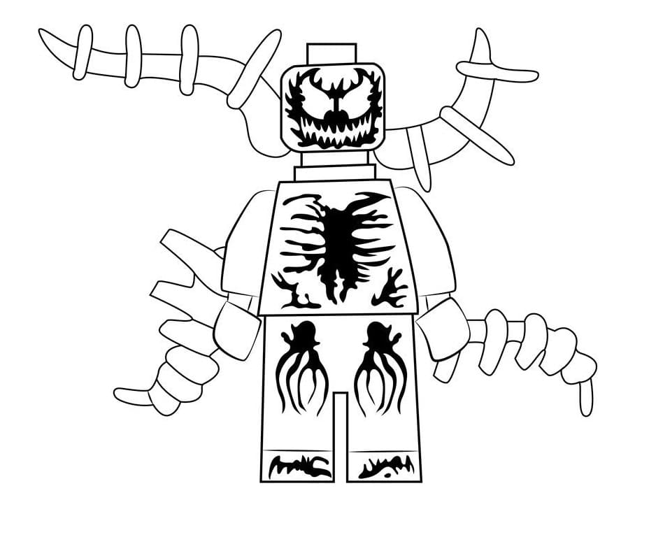 ζωγραφική Lego Venom Χαριτωμένος
