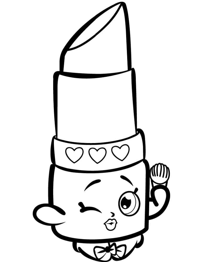 ζωγραφική Lippy Lips στο Shopkins