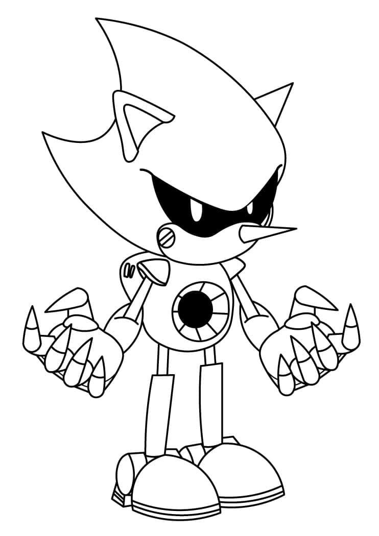 ζωγραφική Metal Sonic από την Sonic