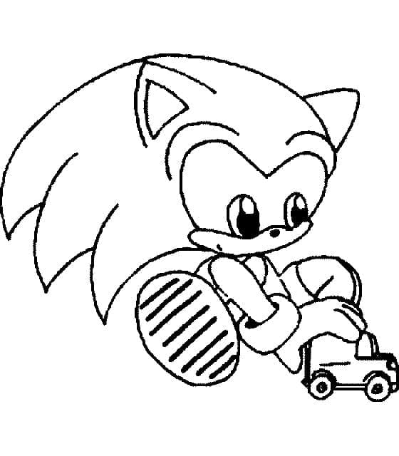 ζωγραφική Μωρό Sonic