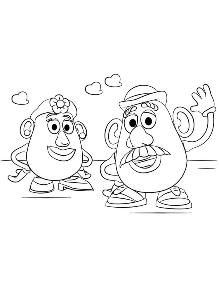 ζωγραφική Mr. Potato Head από το Toy Story δωρεάν