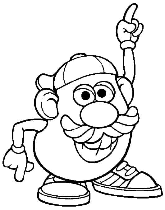 ζωγραφική Mr. Potato Head στο Toy Story