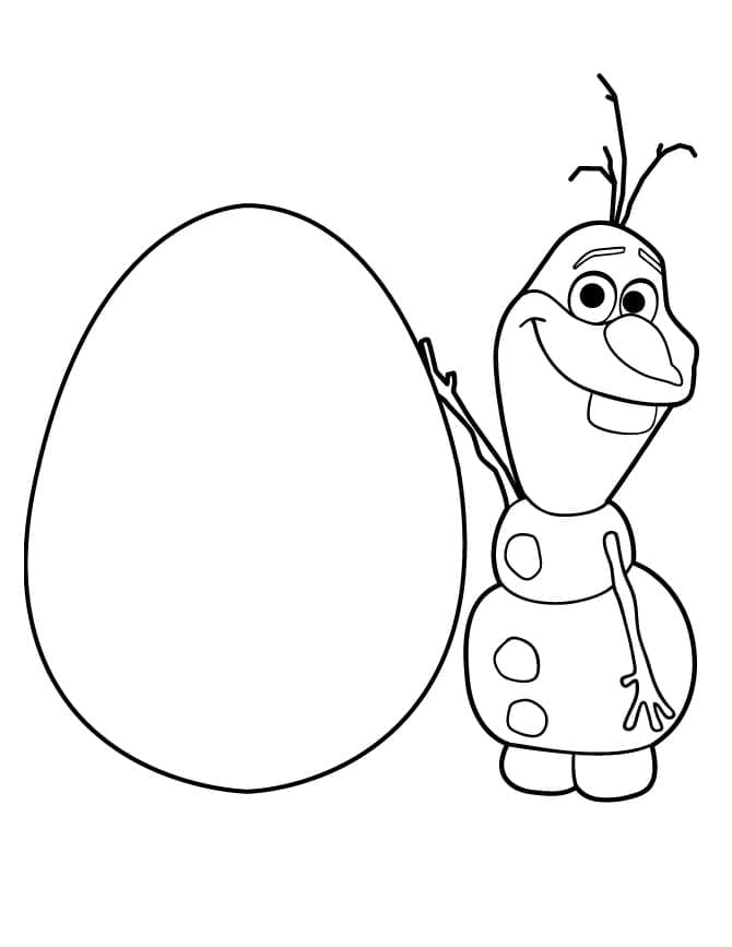 ζωγραφική Όλαφ και Big Egg