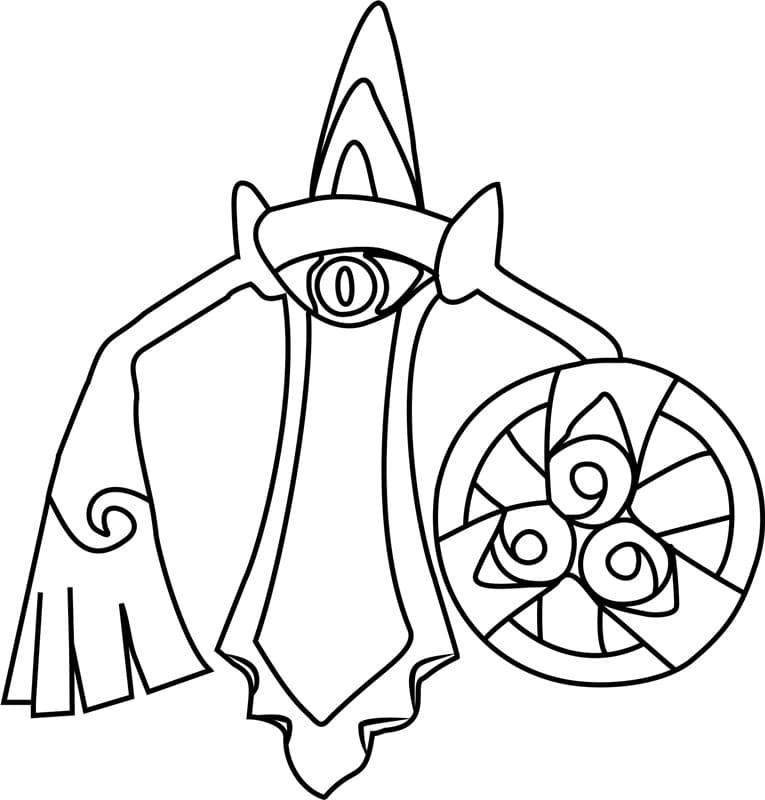 ζωγραφική Pokemon Aegislash
