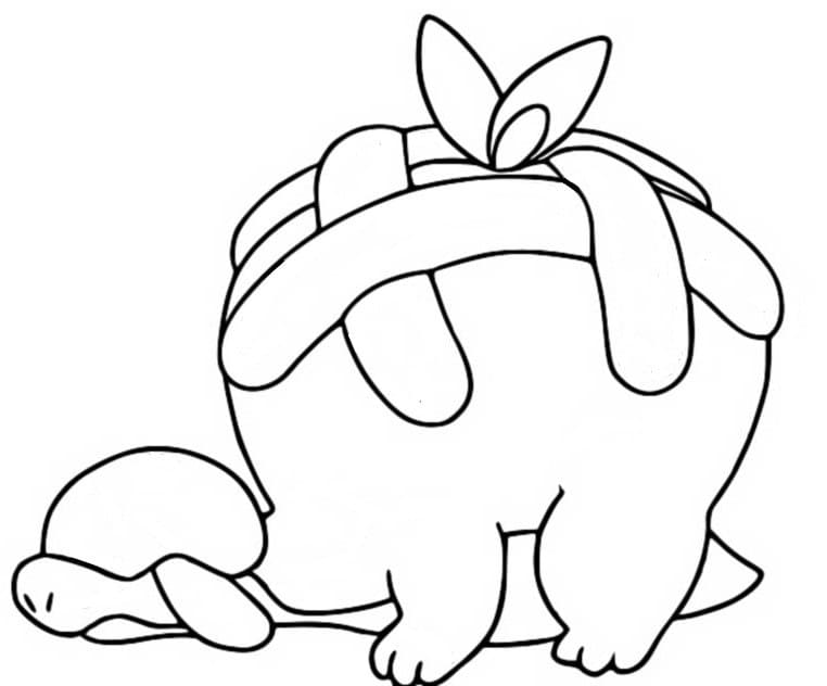 ζωγραφική Pokemon Appletun