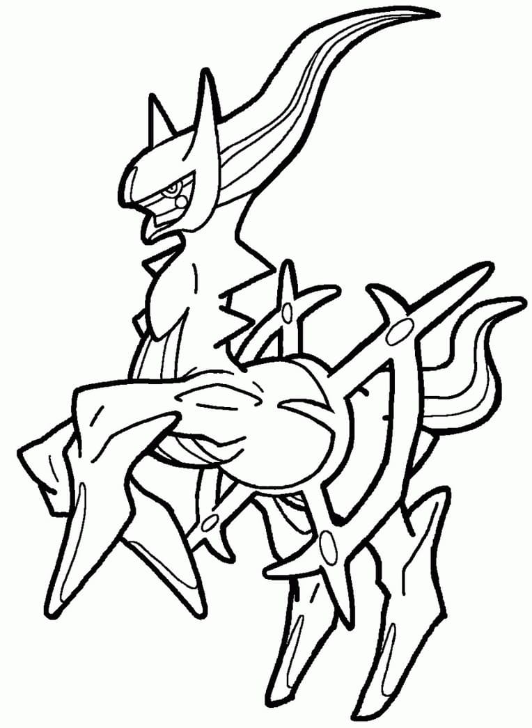 ζωγραφική Pokemon Arceus