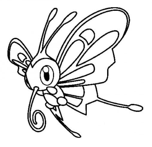 ζωγραφική Pokemon Beautifly