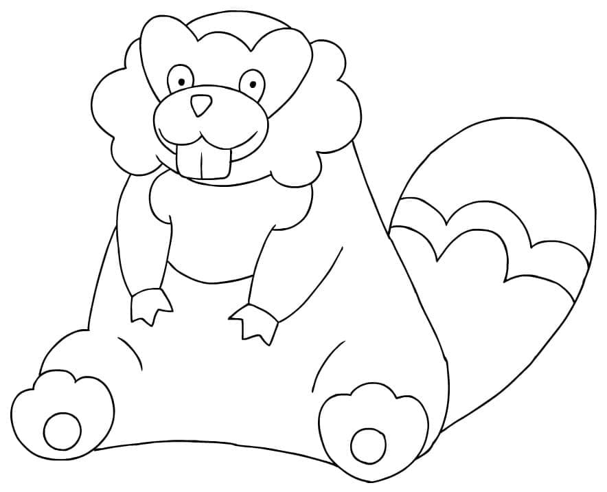 ζωγραφική Pokemon Bibarel