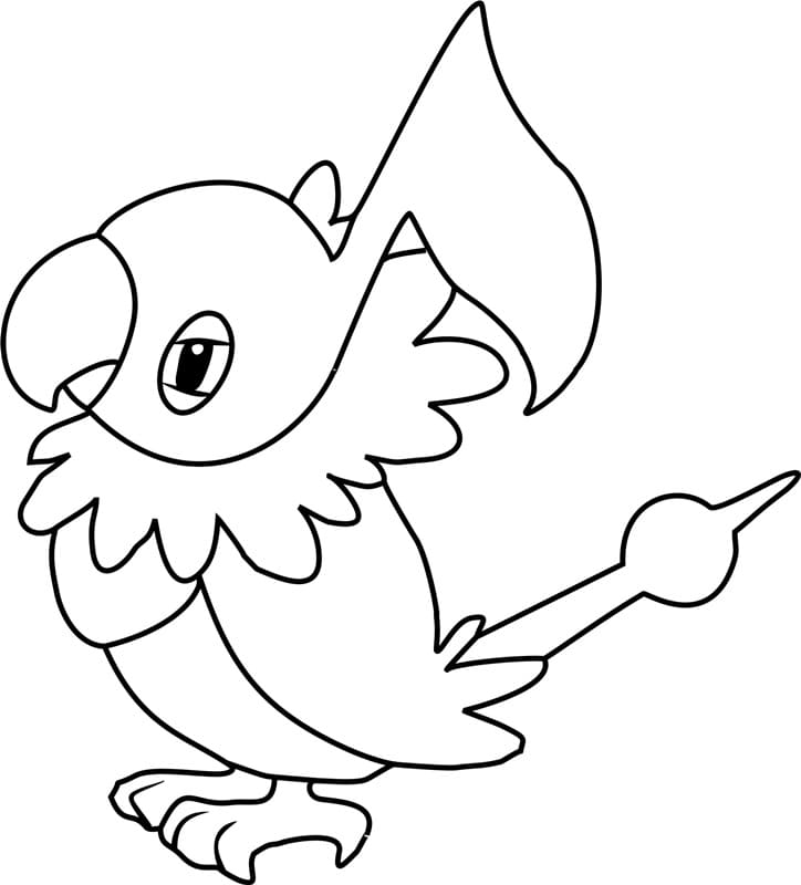 ζωγραφική Pokemon Chatot