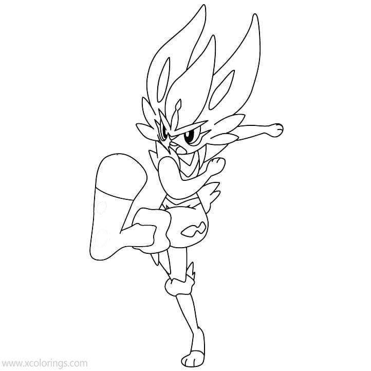 ζωγραφική Pokemon Cinderace