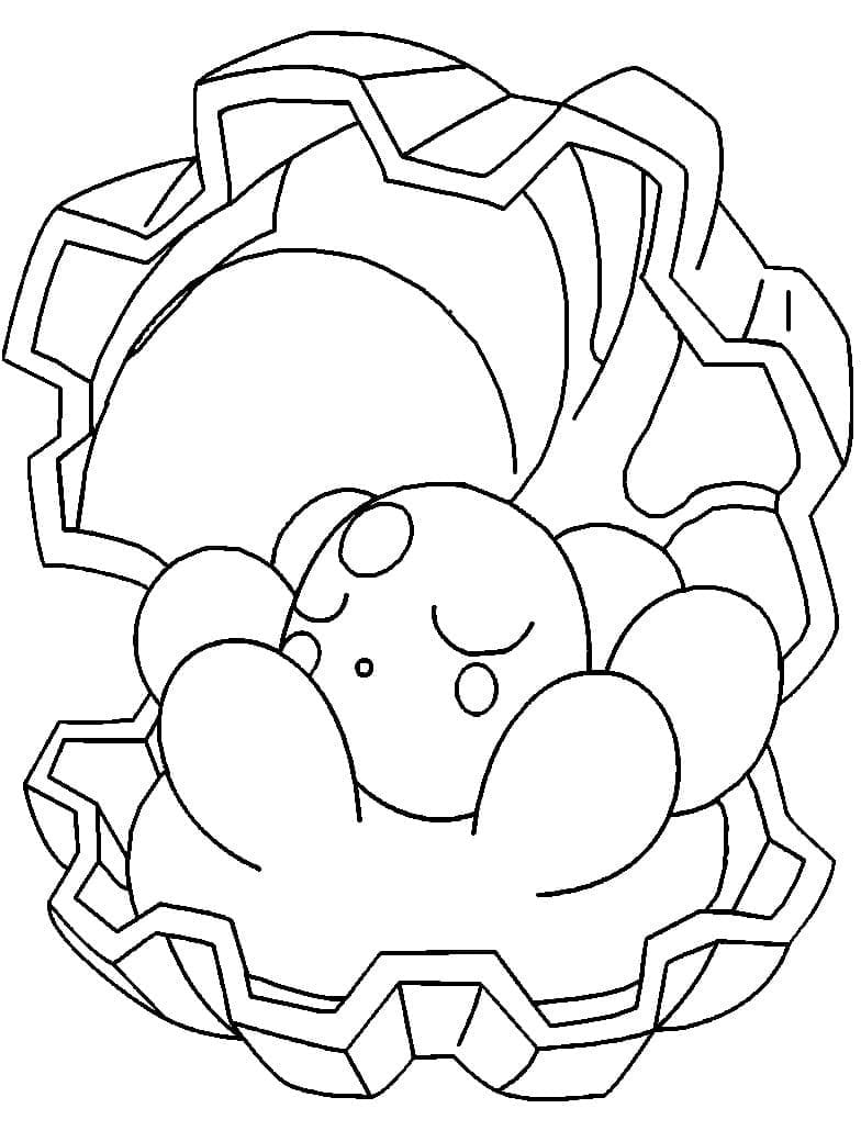 ζωγραφική Pokemon Clamperl