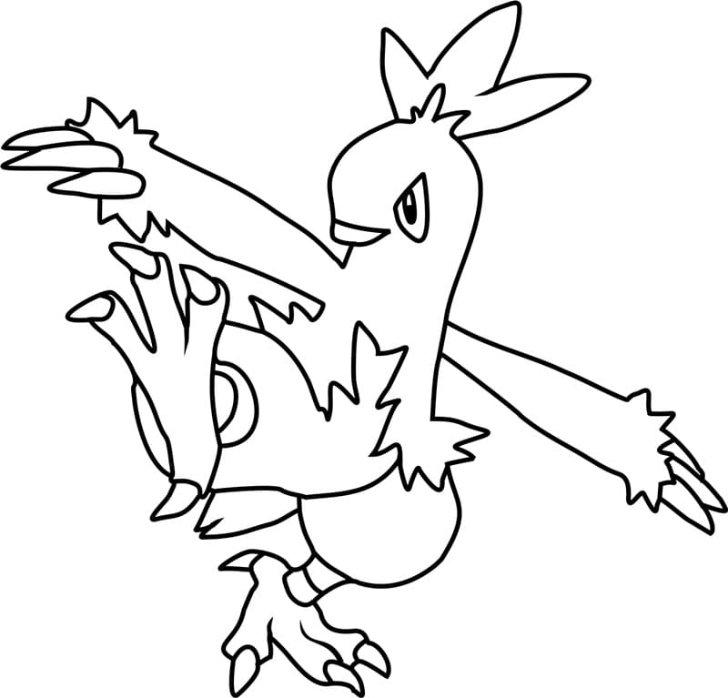 ζωγραφική Pokemon Combusken