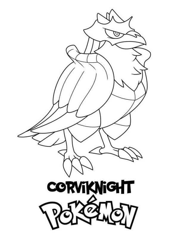 ζωγραφική Pokemon Corviknight