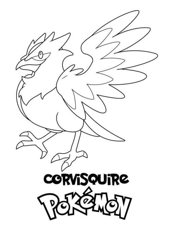 ζωγραφική Pokemon Corvisquire