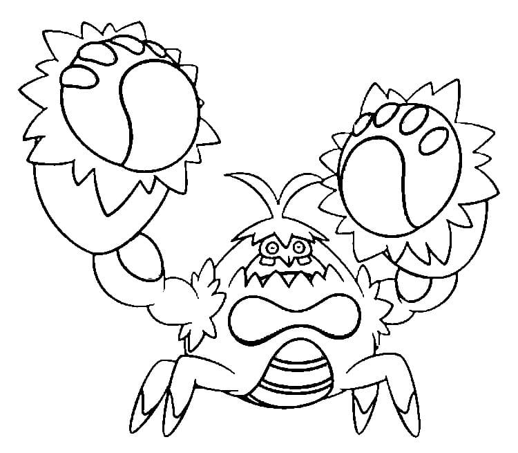 ζωγραφική Pokemon Crabominable