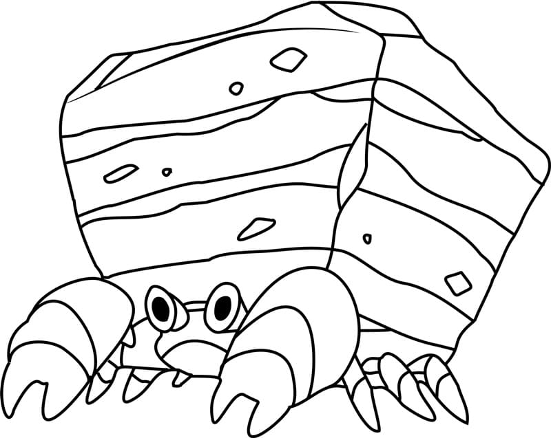 ζωγραφική Pokemon Crustle