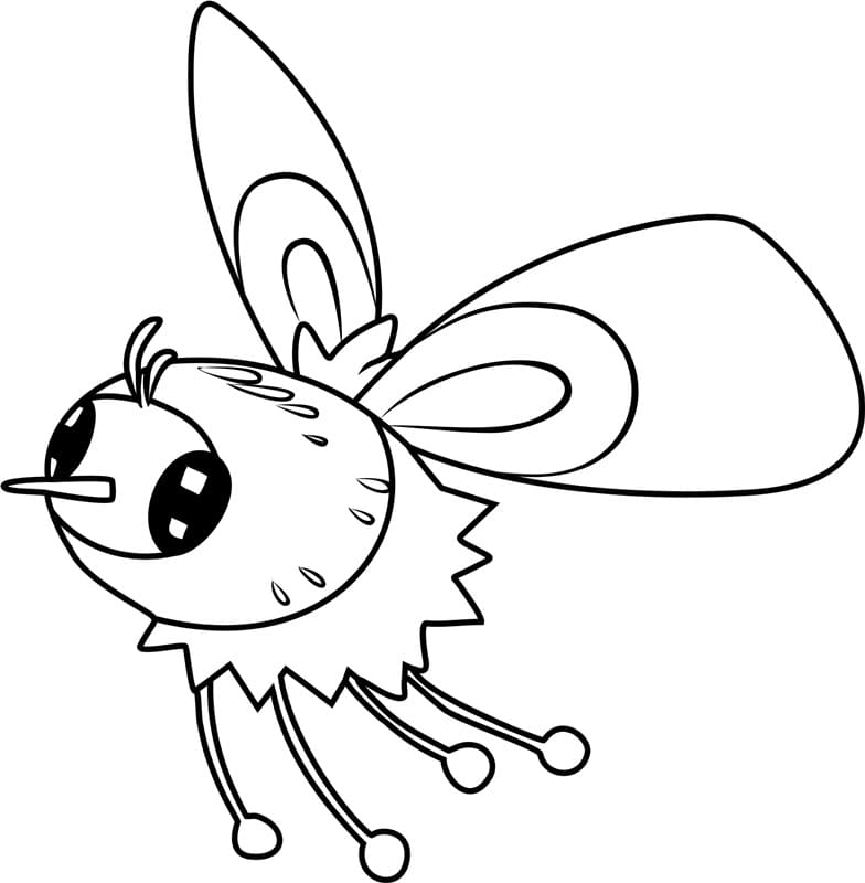 ζωγραφική Pokemon Cutiefly