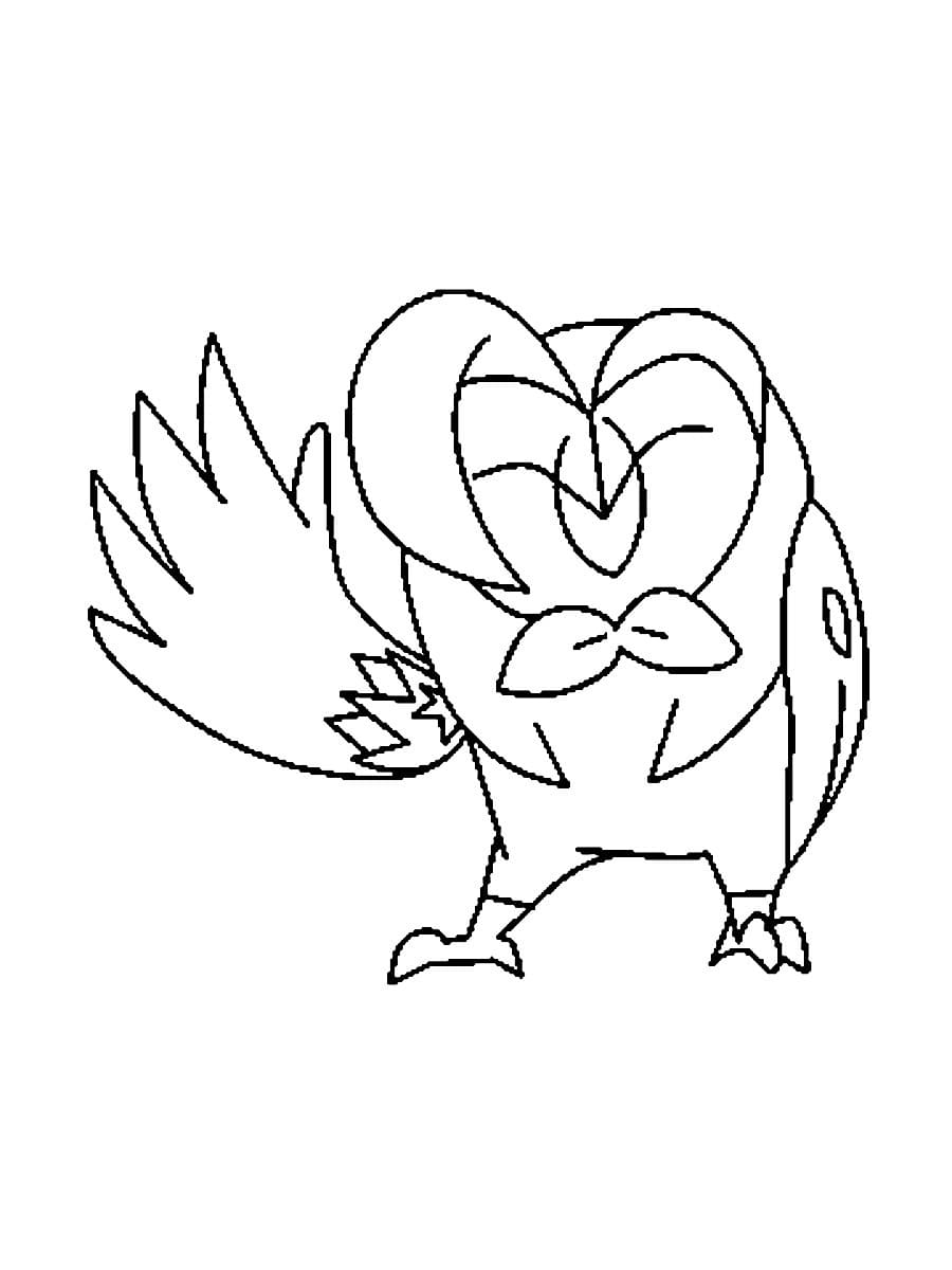 ζωγραφική Pokemon Dartrix