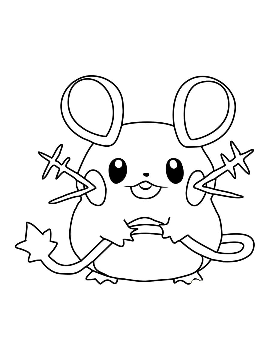 ζωγραφική Pokemon Dedenne