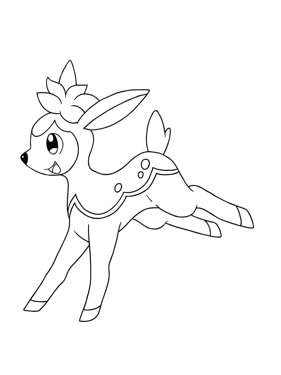ζωγραφική Pokemon Deerling