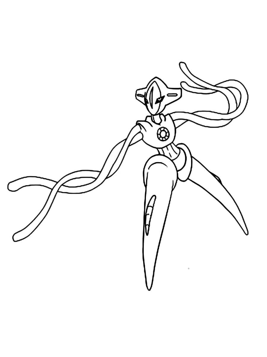 ζωγραφική Pokemon Deoxys