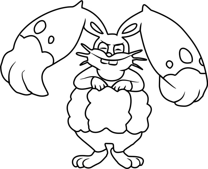ζωγραφική Pokemon Diggersby