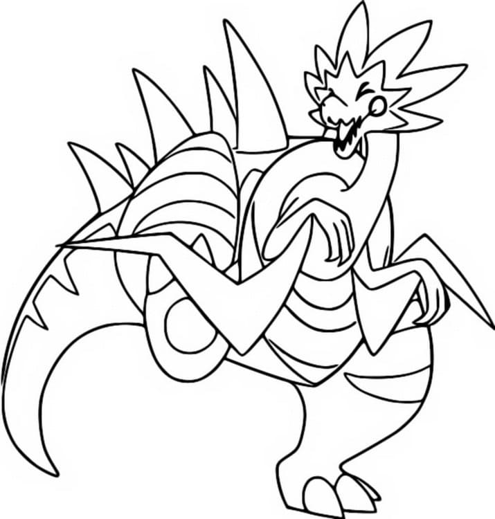 ζωγραφική Pokemon Dracozolt