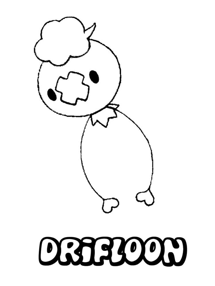ζωγραφική Pokemon Drifloon